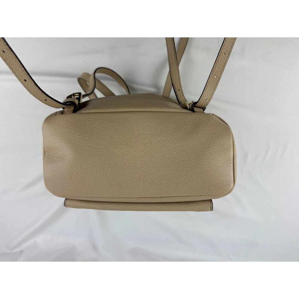 FURLA Noemi Cowhide Grained Leather Backpack Mini Women Used Authentic - Picture 8 of 10